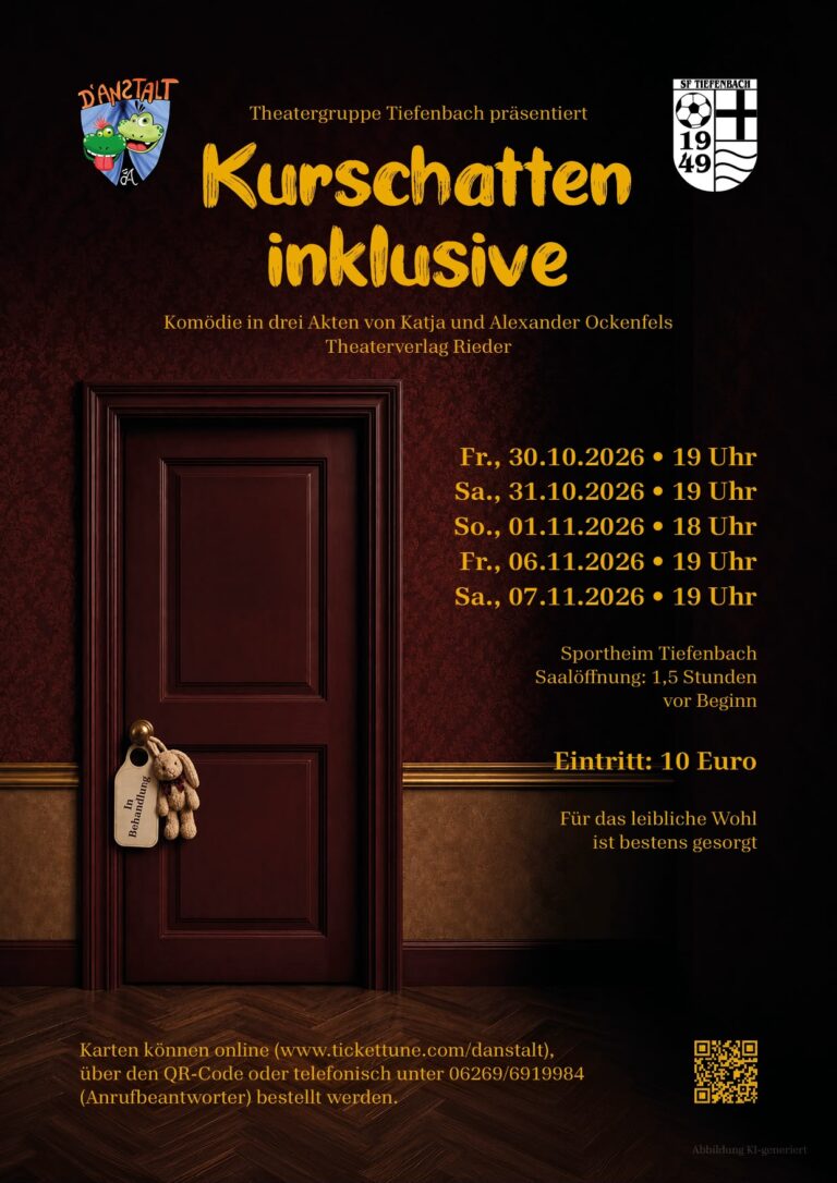 Plakat Kurschatten inklusive